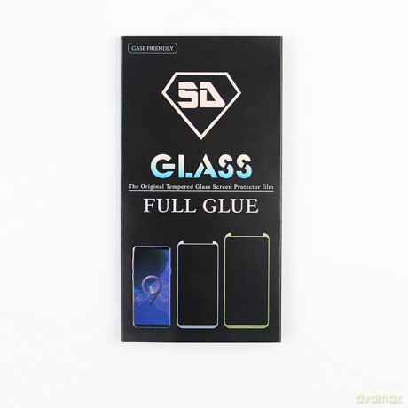 Szkło hartowane 5D do iPhone 16 Pro Max 6,9 czarna ramka