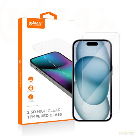Vmax szkło hartowane 2,5D Normal Clear Glass do iPhone 16 Plus 6,7