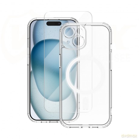 Vmax zestaw nakładka + szkło 2,5D premium do iPhone 16 Plus 6,7