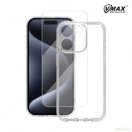 Vmax zestaw nakładka Mag + szkło 2,5D premium do iPhone 16 6,1
