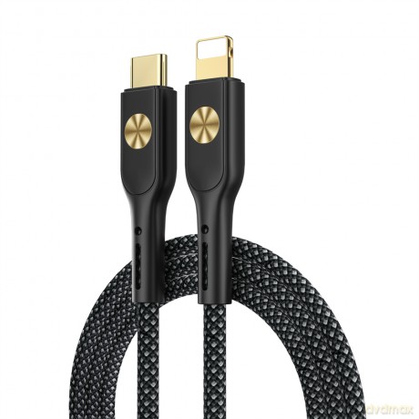 WIWU 30W kabel typ C na lightning Wi-C035 czarny