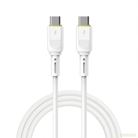 WIWU 60W szybki kabel typ C-C Wi-C034 biały