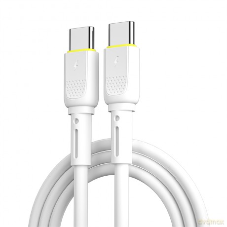 WIWU 60W szybki kabel typ C-C Wi-C034 biały