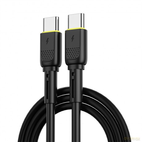 WIWU 60W szybki kabel typ C-C Wi-C034 czarny