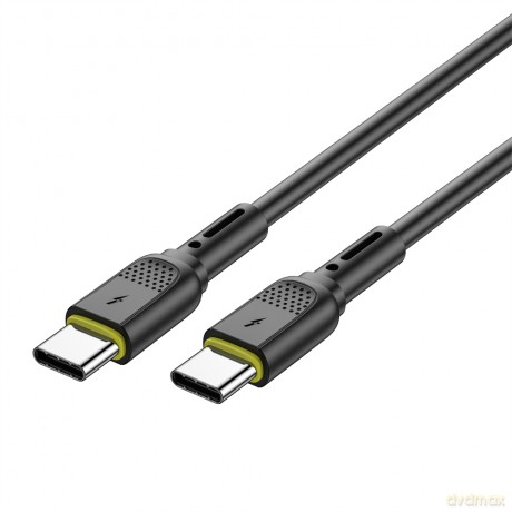 WIWU 60W szybki kabel typ C-C Wi-C034 czarny