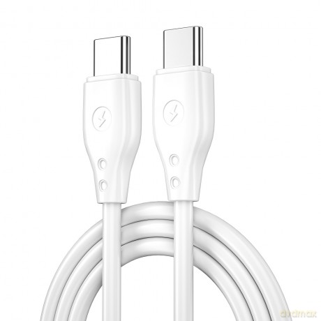 WIWU kabel Pioneer Wi-C002 USB-C - USB-C 67W biały