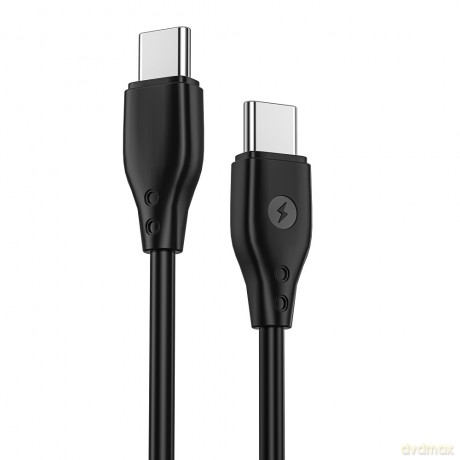 WIWU kabel Pioneer Wi-C002 USB-C - USB-C 67W czarny