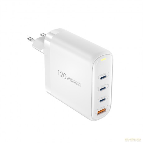 WIWU Ładowarka sieciowa 120W GaN Wi-U020 biała