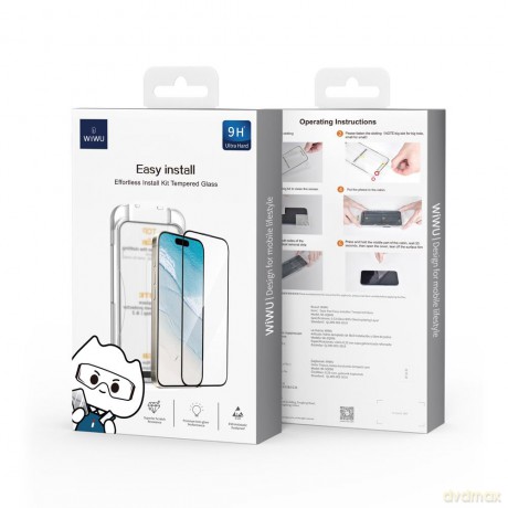 WIWU szkło hartowane do iPhone 16 Pro 6,3 Wi-SQ008