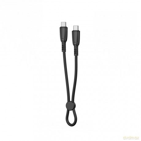 XO kabel NB-Q248B PD USB-C - USB-C 0,25m 60W czarny