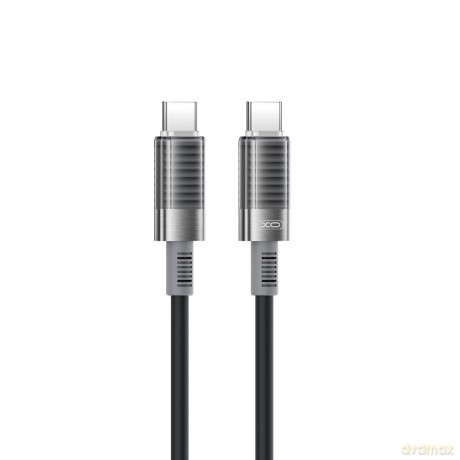 XO kabel NB-Q282B PD USB-C - USB-C 1,0m 60W czarny