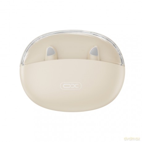 XO słuchawki Bluetooth G22 TWS beżowe ANC + ENC