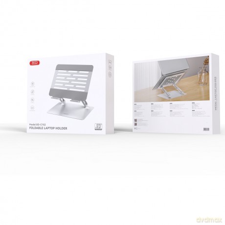 XO uchwyt podstawka C152 srebrna do laptopa max 17,3