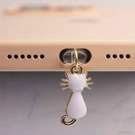 Zawieszka Charms USB-C cats
