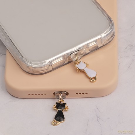Zawieszka Charms USB-C cats
