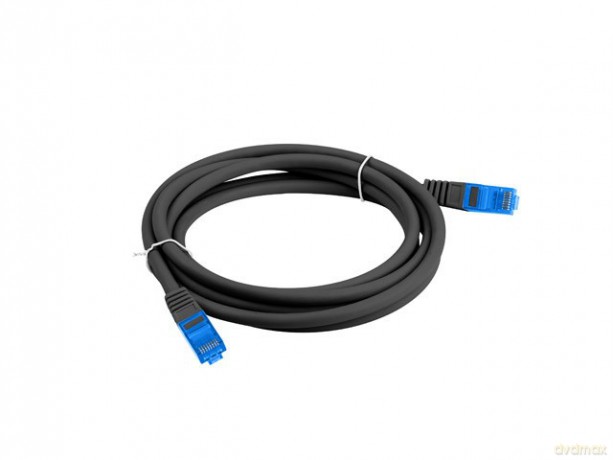 !Patchcord kat.6a S/FTP CCA 2.0m Czarny