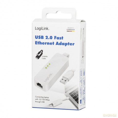 Adapter fast ethernet RJ45 do USB2.0