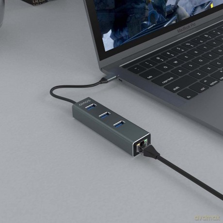 Adapter USB-A 3.1 Gen 1 do RJ-45 gigabit Ethernet, AK-55