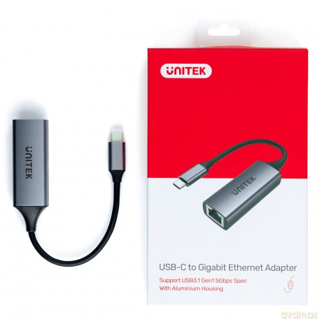 Adapter USB-C 3.1 GEN 1 RJ45; 1000 Mbps; U1312A