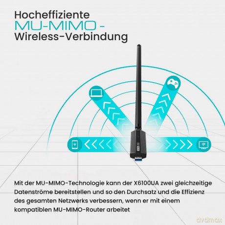 Adapter WiFi USB X6100UA