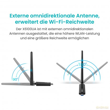 Adapter WiFi USB X6100UA