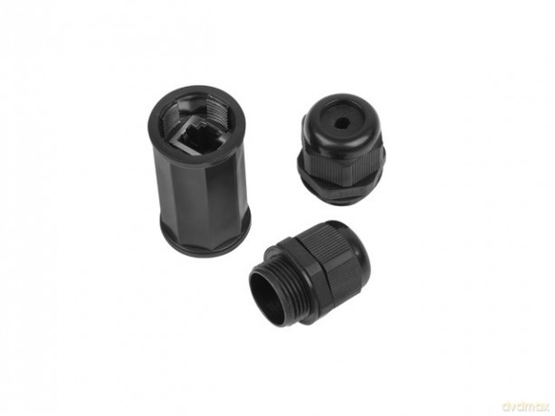 Adapter złączka sieciowa RJ45 - RJ45 kat.6 ekranowany wodoodporny IP67