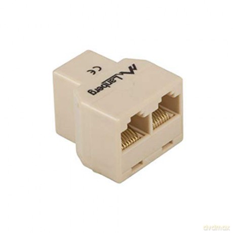 Adapter złączka sieciowa RJ45 - RJ45 x2