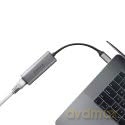 ADE-25R Karta sieciowa 2.5 Gigabit Ethernet, Realtek 8156, USB-A 3.2 Gen 1, automatyczna instalacja, szara