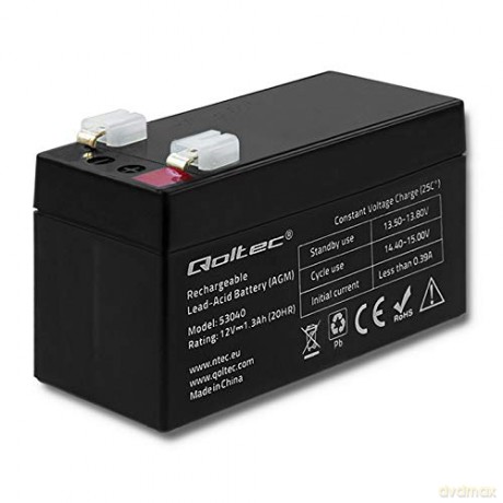 Akumulator AGM | 12V | 1.3Ah | max. 0.39A