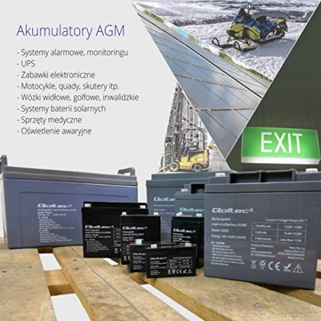 Akumulator AGM 12V | 17Ah | max. 255A