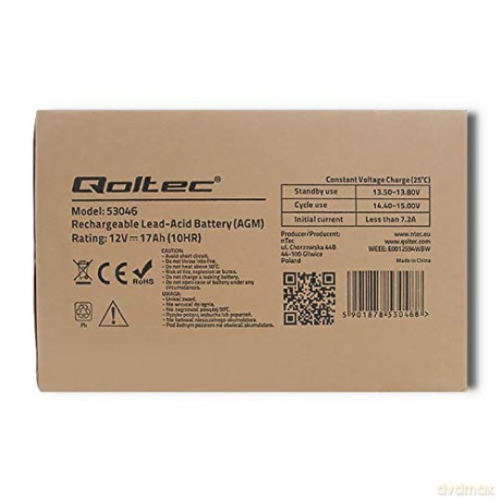 Akumulator AGM 12V | 17Ah | max. 255A