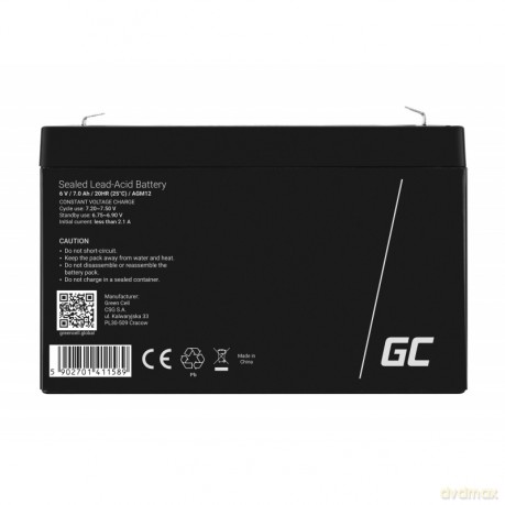 Akumulator AGM 6V 7Ah