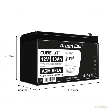 Akumulator AGM VRLA 12V 10Ah