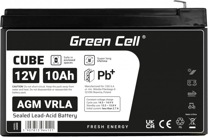 Akumulator AGM VRLA 12V 10Ah