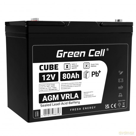Akumulator AGM VRLA 12V 80Ah