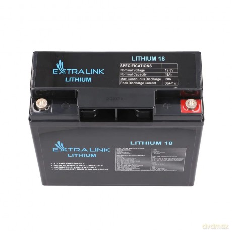 Akumulator LiFePO4 18AH 12.8V BMS EX.30417