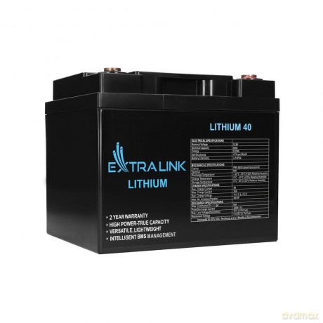 Akumulator LiFePO4 40AH 12.8V BMS EX.30431