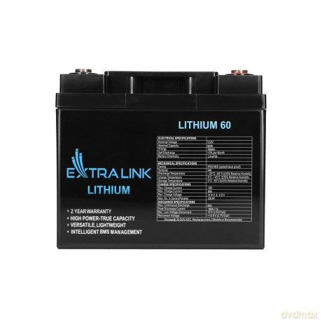Akumulator LiFePO4 60AH 12.8V BMS EX.30448