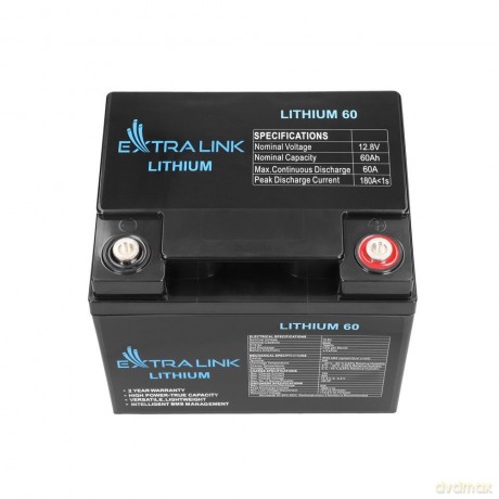 Akumulator LiFePO4 60AH 12.8V BMS EX.30448