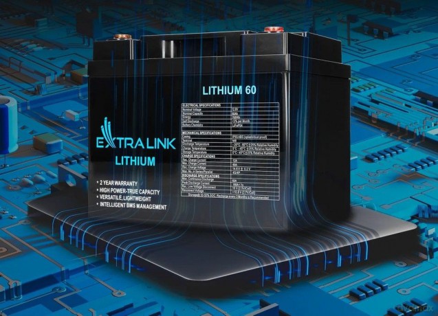 Akumulator LiFePO4 60AH 12.8V BMS EX.30448