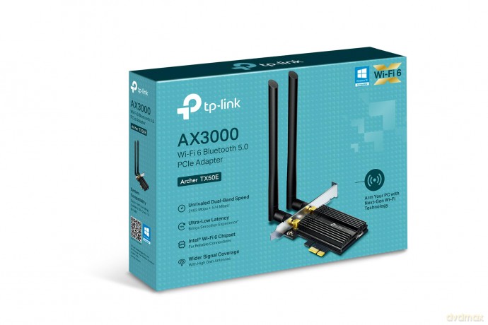 Archer TX50E karta sieciowa PCI-E AX3000 Bluetooth 5.0