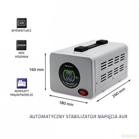 Automatyczny stabilizator napięcia AVR PRO 2000VA 3%