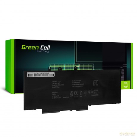 Bateria 93FTF GJKNX 7,6V 6200mAh do Dell Latitude 5290 5490 5580
