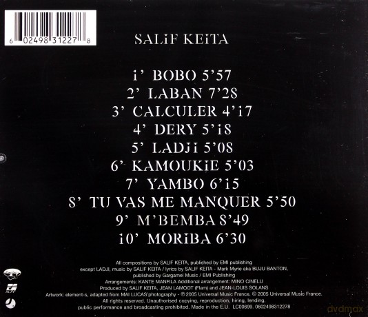 Salif Keita: M'bemba [CD]