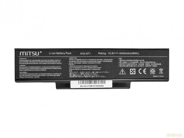 Bateria do Asus K72, K73, N73, X77 4400 mAh (48 Wh) 10.8 - 11.1 Volt
