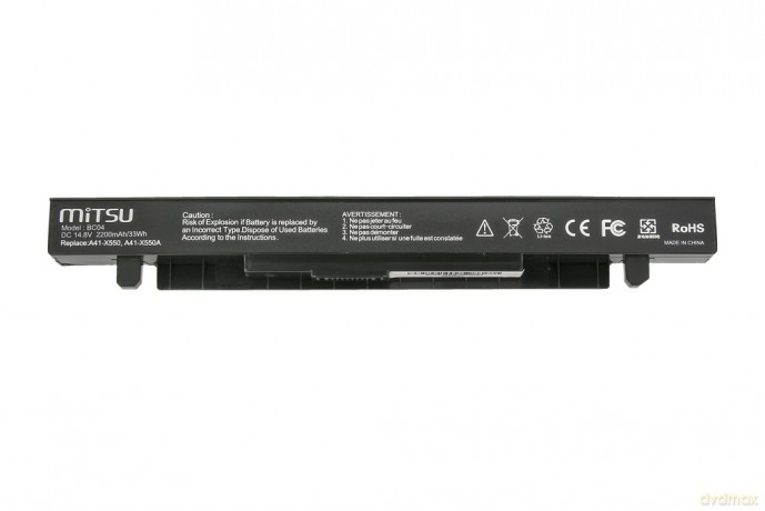 Bateria do Asus X550, A450, F450, K550 2200 mAh (33 Wh) 14.4 - 14.8 Volt
