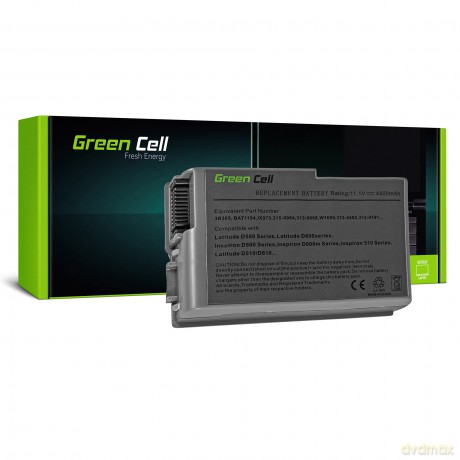 Bateria do Dell D600 C1295 11,1V 4,4Ah