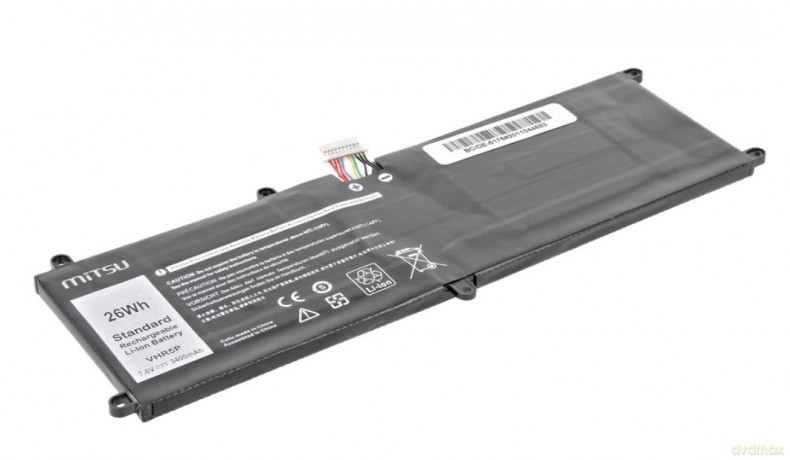 Bateria do Dell Latitude 5175, 3400 mAh (26 Wh) 7.6 Volt