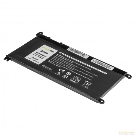 Bateria do Dell WDXOR 11,4V 3400mAh