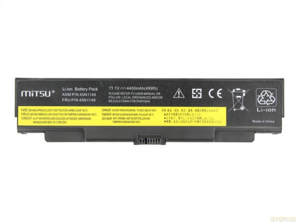 Bateria do Lenovo T440p, W540 4400 mAh (48 Wh) 10.8 - 11.1 Volt
